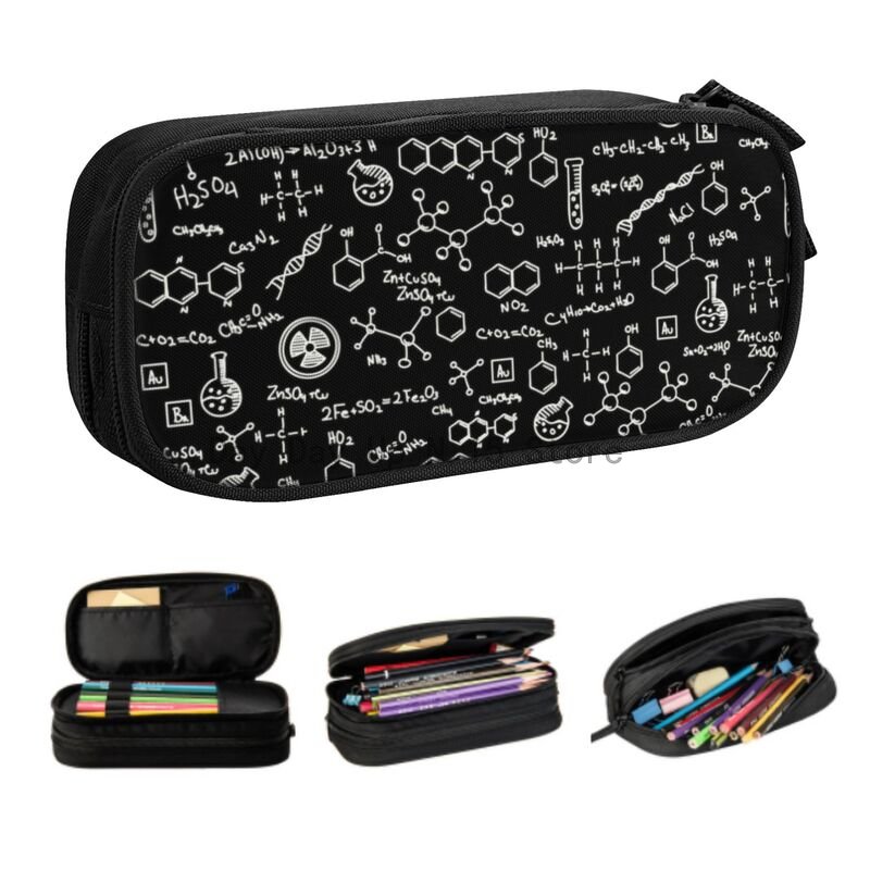 Tech Girl Accessories - Science Chemistry Pattern Estojos para Meninos