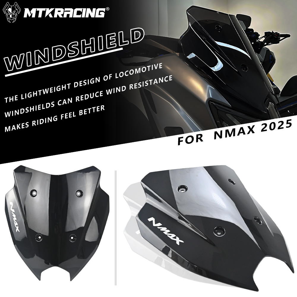 Nmax Tech Max Accessories - Para-brisa Protetor MTKRACING para Motocicletas NMAX