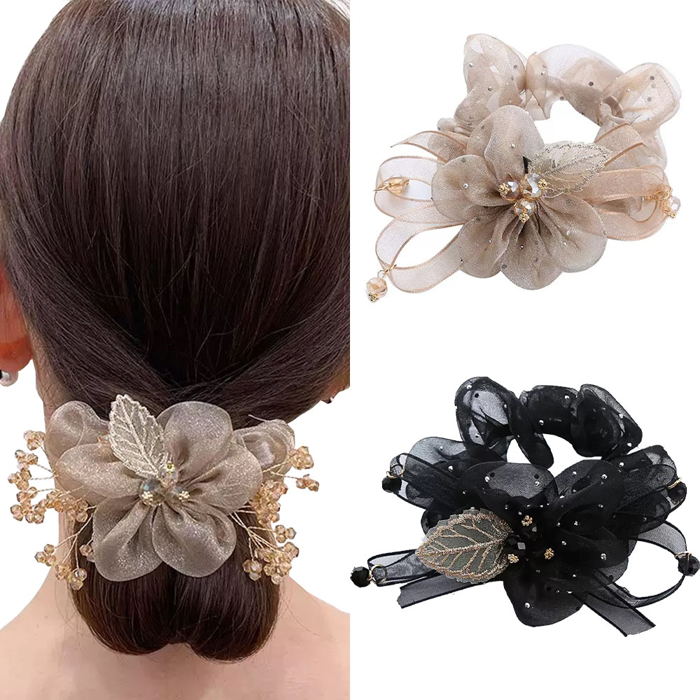 Hi Tech Accessories - Laços de cabelo de flores elegantes