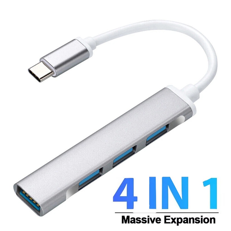 Tech Accessories Pc - Hub Extensor Tipo-C 4 em 1,