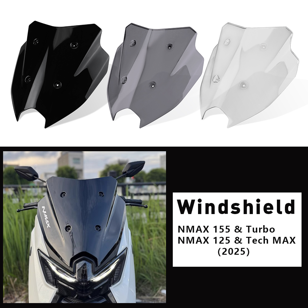 Nmax Tech Max Accessories - Novo pára-brisa nmax 125 para yamaha