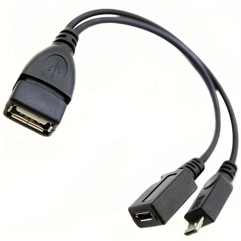 Tech Accessories Tablet - Adaptador divisor 2 em 1 OTG