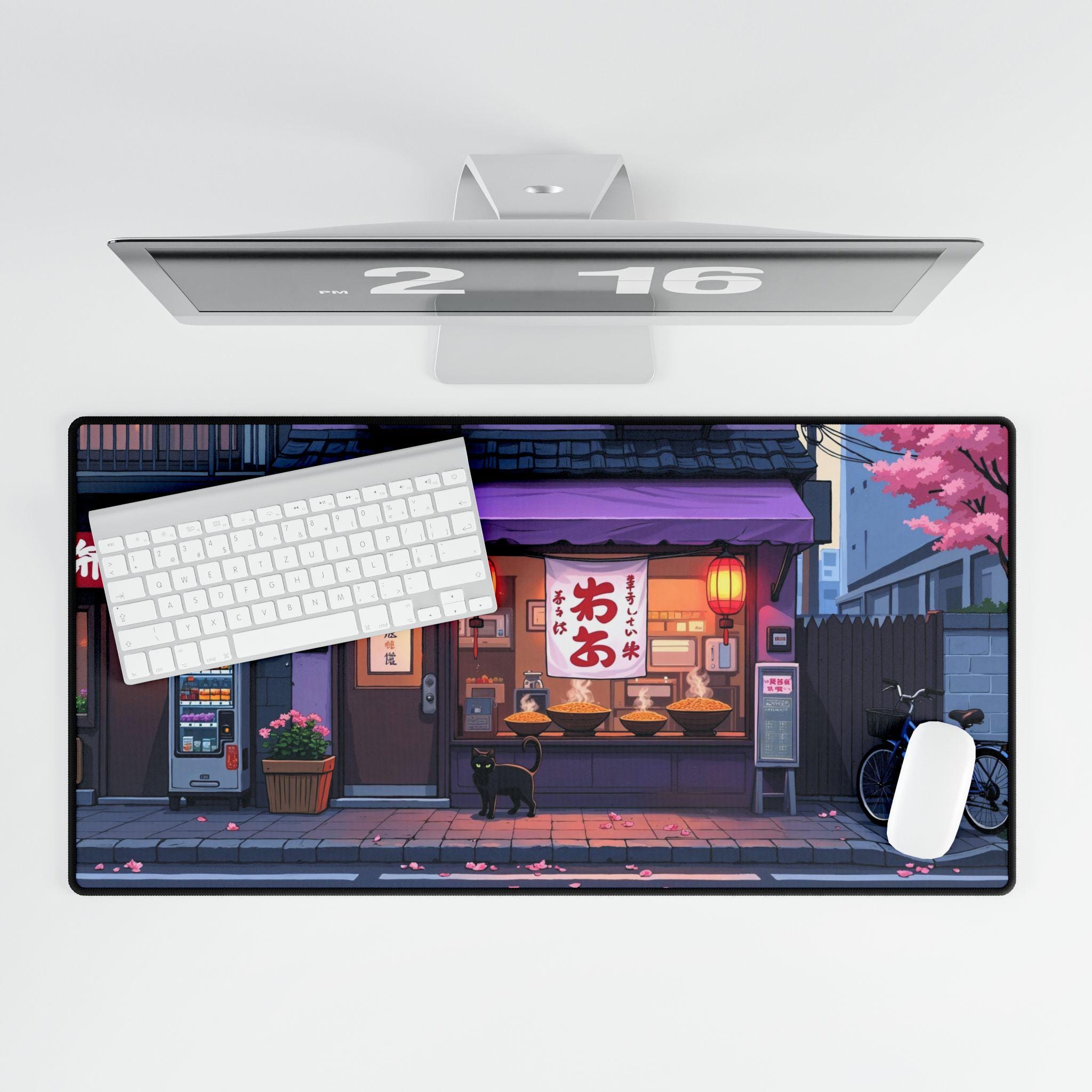 Japanese Tech Accessories - Mouse pad japonês Ramen Shop, acessório