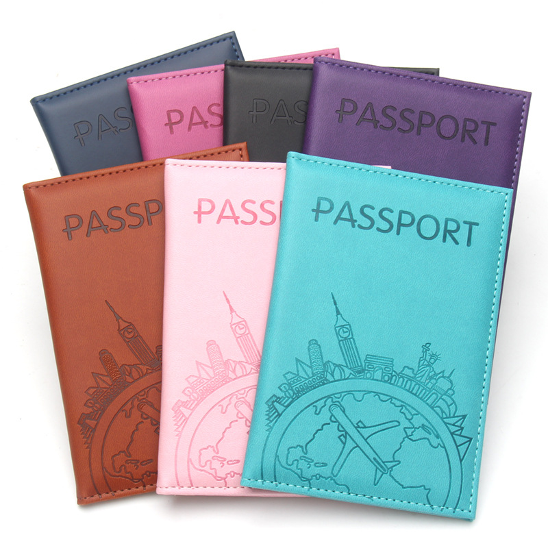 Tech Accessories Travel - Porta-passaporte impresso para voo global, capa