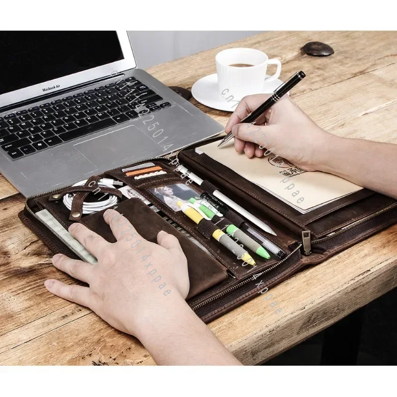 Tech Accessories Tablet - Bolsa de Armazenamento de Couro para