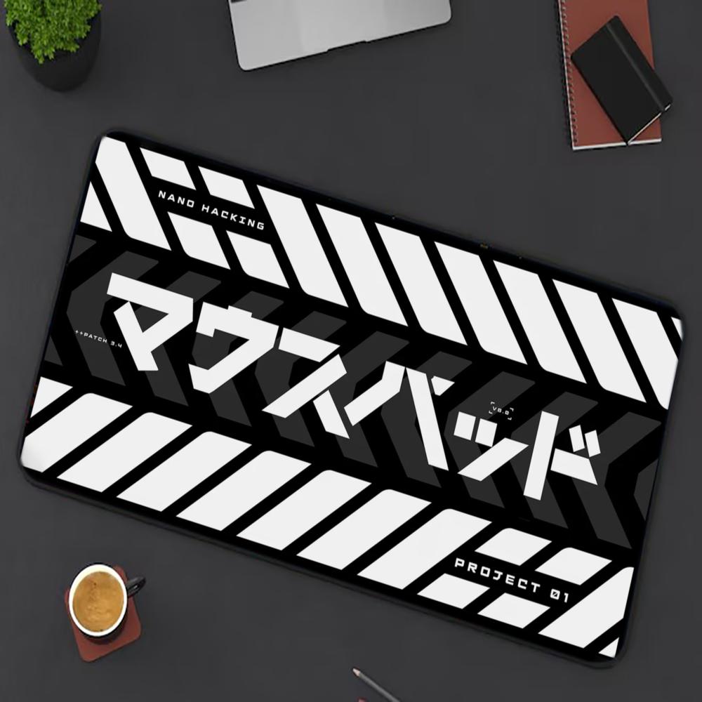 Japanese Tech Accessories - Mouse Pad Grande Estilo Japonês Katakana,