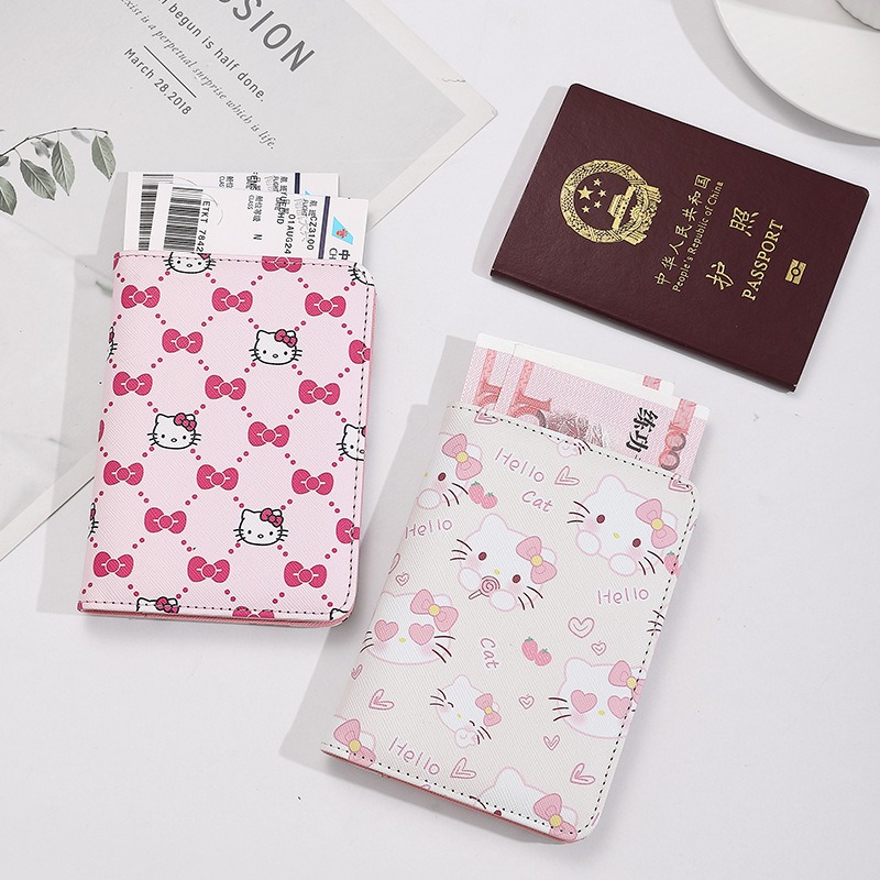 Tech Accessories Travel - Olá kitty capa de passaporte feminina