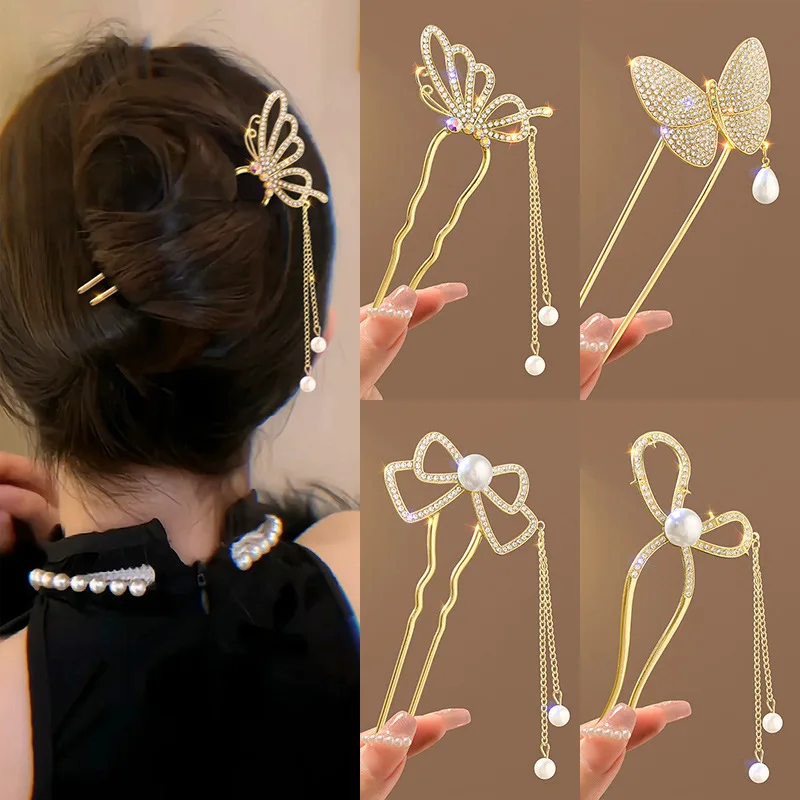 Estilo antigo pérola strass hi - Hi Tech Accessories avaliação e preço