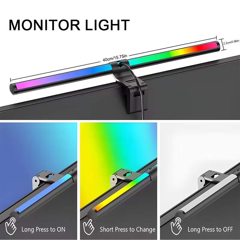 Barra de Luz RGB para Monitor, - Tech Table Accessories avaliação e preço