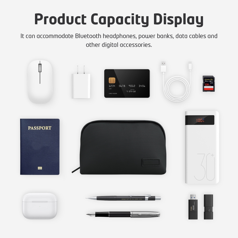 Bolsa Técnica Leve e Resistent - Tech Accessories Travel avaliação e preço