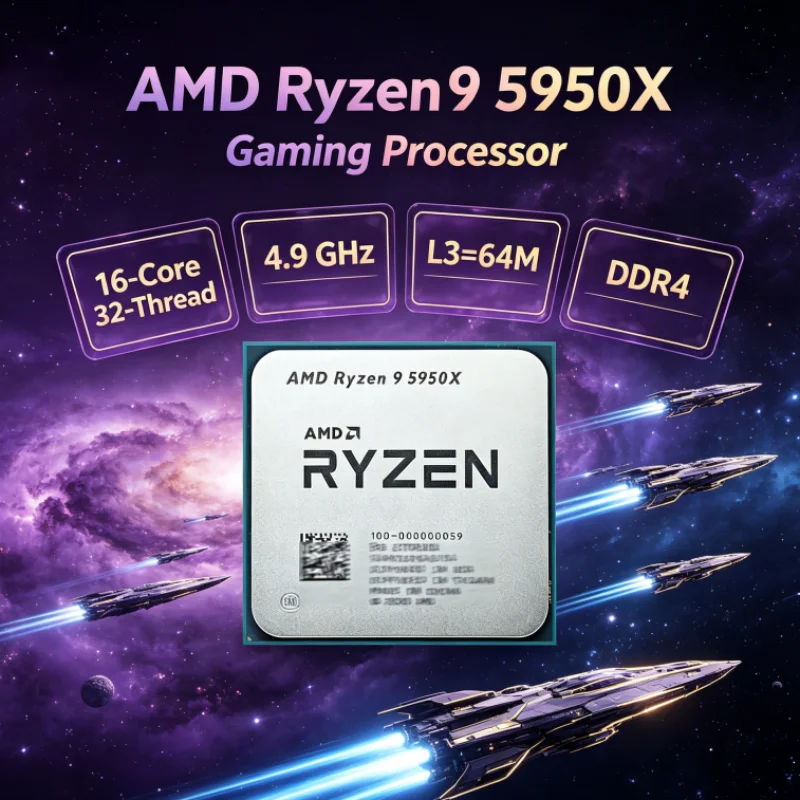 AMD Ryzen 9 5950X DDR4 3.4 GHz - Amd Cpu Ryzen 9 avaliação e preço