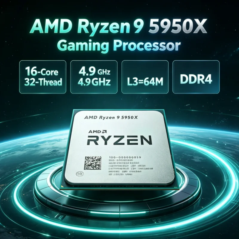 CPU para jogos AMD Ryzen 9 595 - Amd Cpu Ryzen 9 avaliação e preço