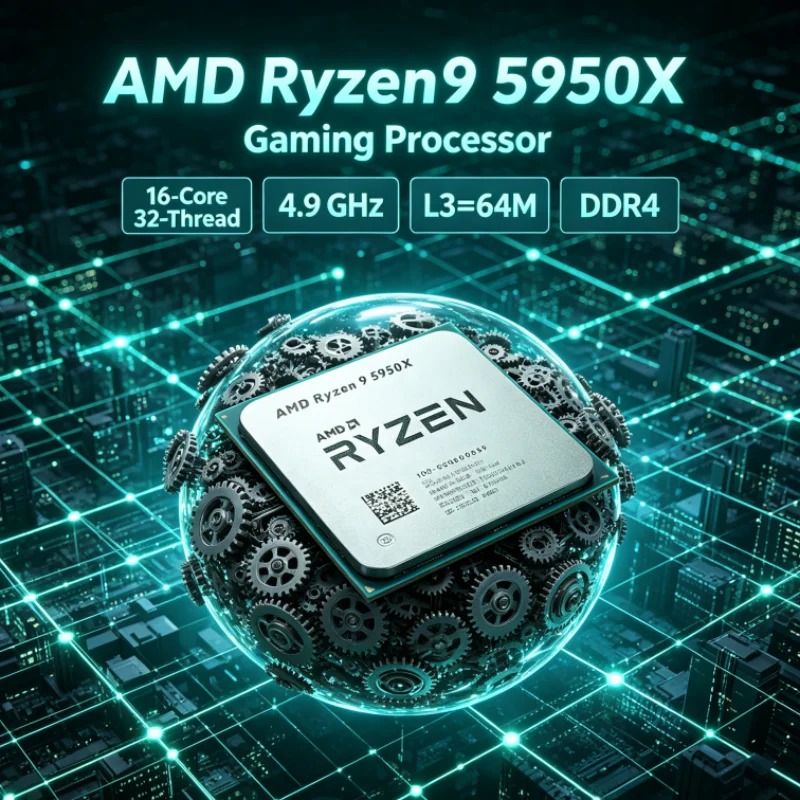 CPU para jogos AMD Ryzen 9 595 - Amd Cpu Ryzen 9 avaliação e preço