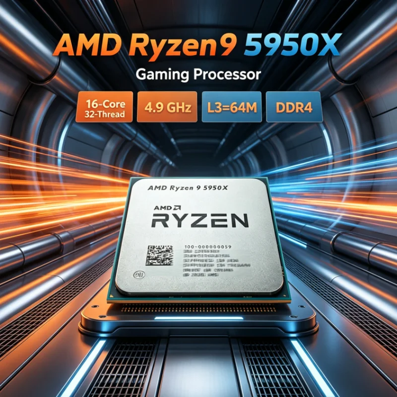 CPU para jogos AMD Ryzen 9 595 - Amd Cpu Ryzen 9 avaliação e preço