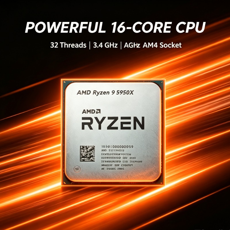 Processador de Desktop de Alto - Amd Cpu Ryzen 9 avaliação e preço