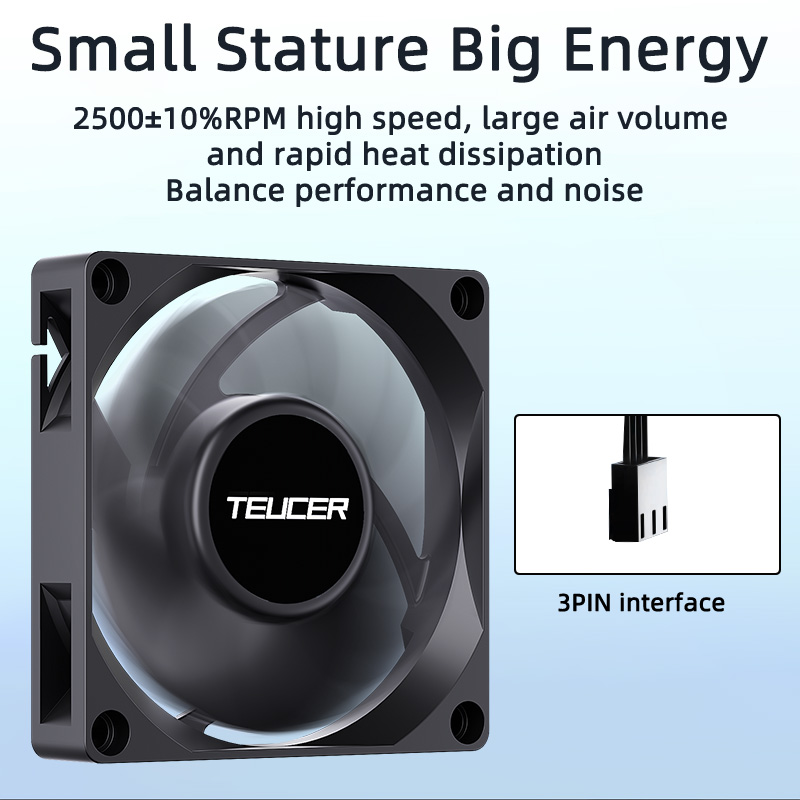 Teucer UT-7015 7cm ventilador  - Tech Accessories Pc avaliação e preço